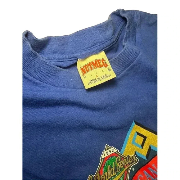 Vintage 1992 Toronto Blue Jays World Series Champions T-Shirt Large - Picture 3 of 7